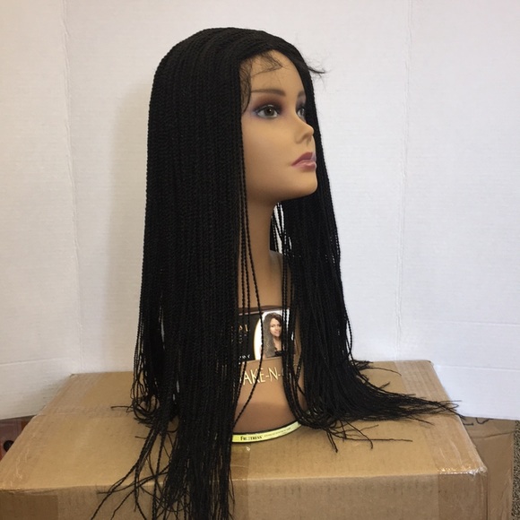 🆕 handmade braided micro twist lace part wig - Picture 3 of 4